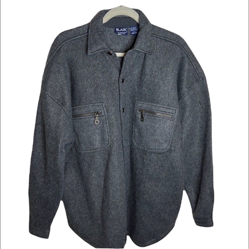 ❤️Blair rayon fleece button down Shacket